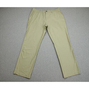 Adidas Pants Mens 33 x 30 Beige Khaki Stretch Golf Performance Chino